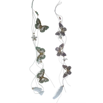 Girlande "Schmetterlinge" 2er Set (100cm)